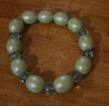Handmade Blue Beaded Bracelet