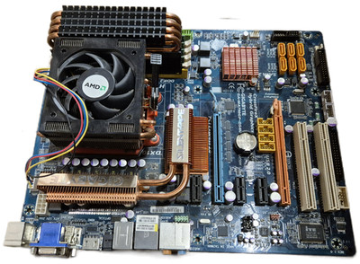 GigaByte AMD Quad Core AMD Phenom X4 8GB RAM Mainboard (GA-MA790GP-DS4H) GEBRAUCHT
