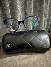CHANEL 3355 C.508 Blue Full Rim Plastic Eyeglasses Frames 51-19 140
