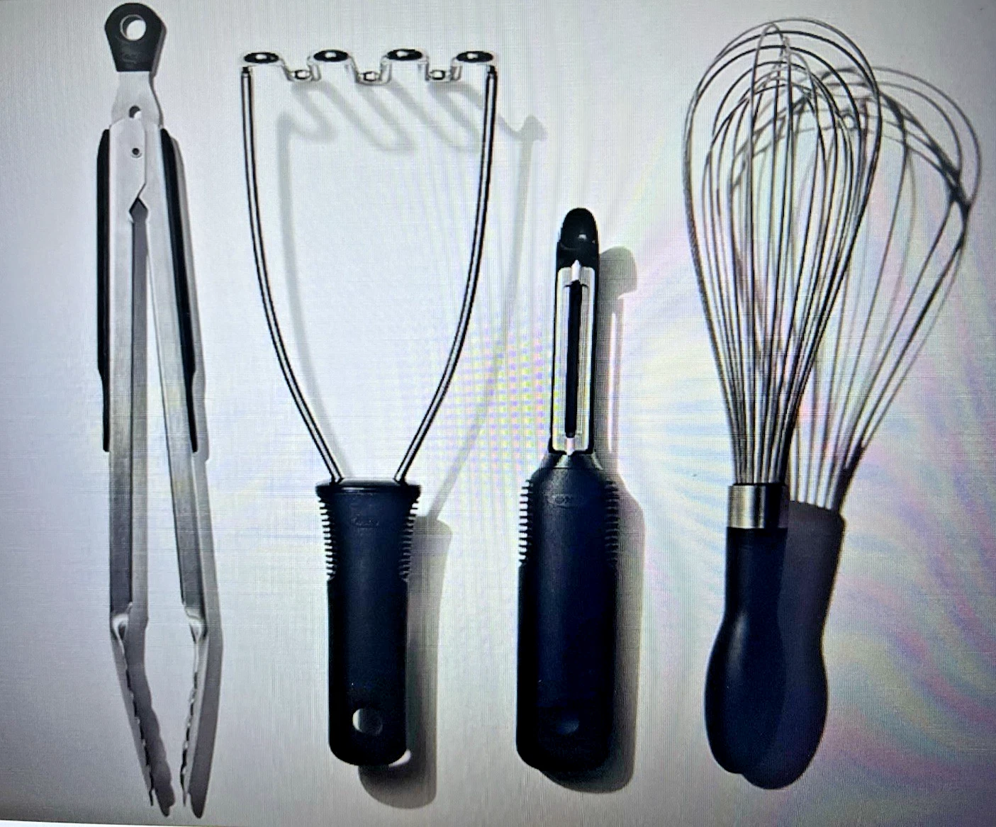 OXO Good Grips Stainless Steel Essential 4-Piece Kitchen Gadget Set NEW MSRP $50