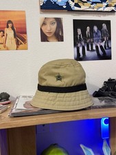 Vintage 90s Stüssy Star Logo Bucket Hat Made in USA Small