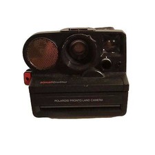 Polaroid Sonar OneStep Instant Camera Black SX-70 Film Strap Included