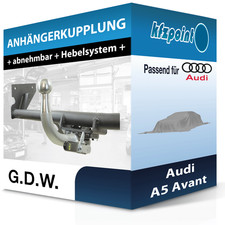 Für Audi A5 Avant 07.2024-jetzt G.D.W. Anhängerkupplung abnehmbar neu
