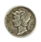1940-D Mercury Dime - Free Shipping