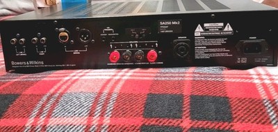 Bowers & Wilkins SA250 Mk2 2-Ch Power Amplifier Black FP32247 XLR/RCA