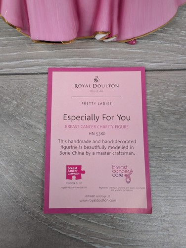 Royal Doulton Pretty Ladies HN5380 Especially For You Breast Cancer Care - Picture 5 of 10