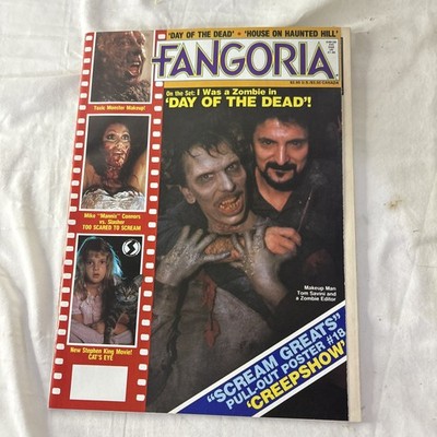 Fangoria Magazine #43 Day Of The Dead Cover March 1985 Cats Eye Creepshow
