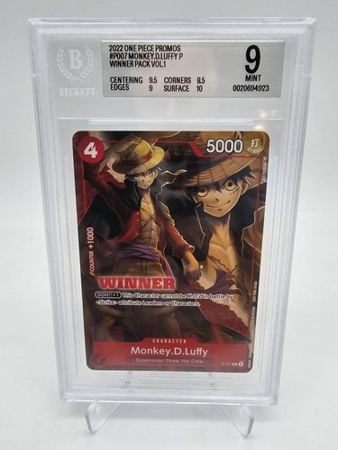Monkey.D.Luffy (Tournament Pack Vol. 1) graded BGS 9 for sale on eBay