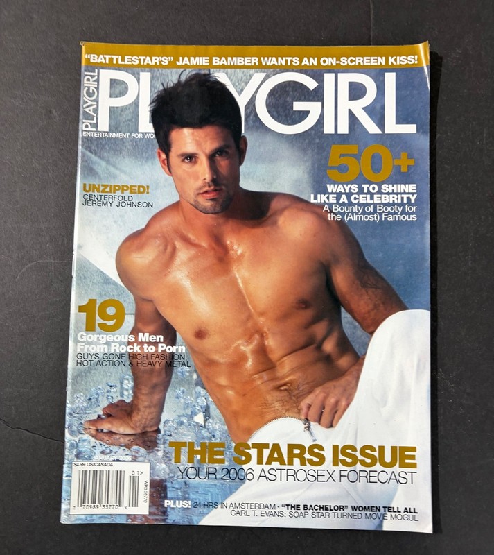 AGE PLAYGIRL MAGAZINE JANUARY 2006 GAY INTEREST