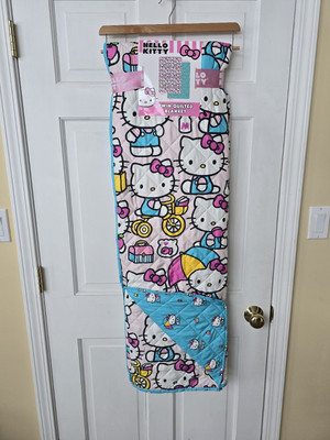 Sanrio Hello Kitty Pink 2sided TWIN Quilted Blanket 60 x 90  