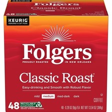 Medium Roast Coffee Pods, Classic Roast, 48 K-Cup Pods Box