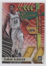 2019-20 Panini Donruss Optic Express Lane Red Wave Prizm DeMar DeRozan #5 5l1