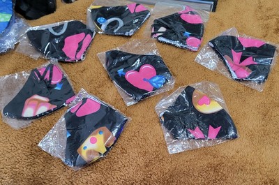 Reusable Child Face Mask 2pack Detailed (4'' nose to chin ¤ 7.5'' cheek to cheek)