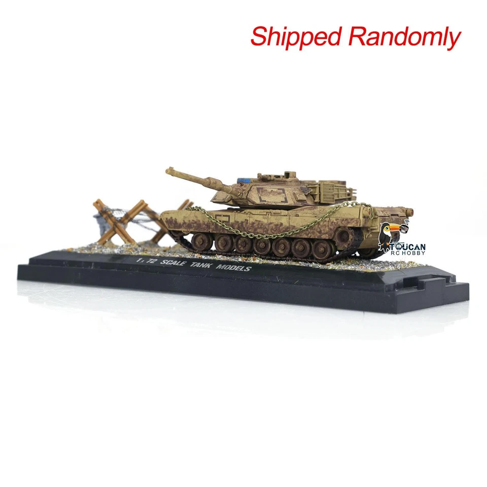 Henglong 1/72 Weathered Effect Plastic Static Abrams Tank M1A2 3918 W/O Radio - Image 2 of 4