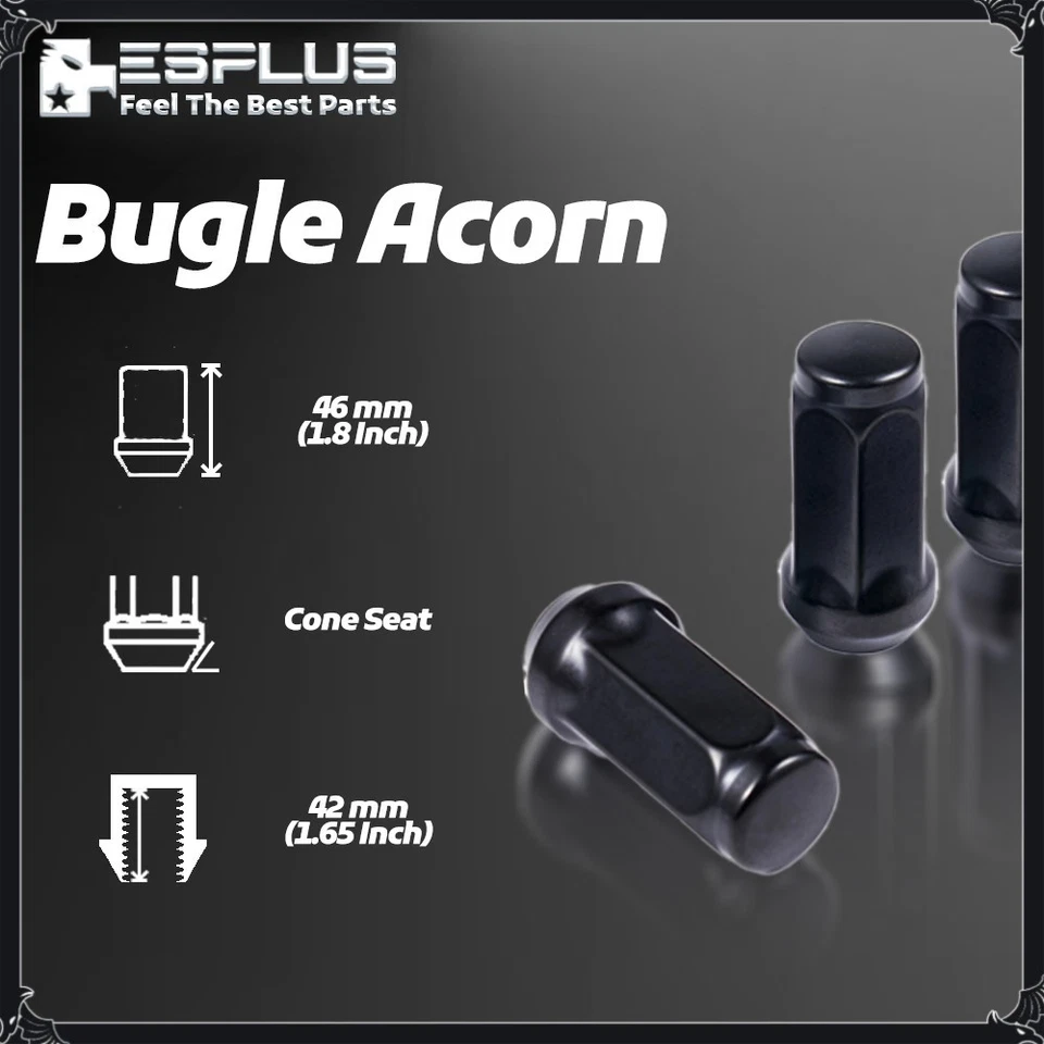 20 зажимных гаек Mercury 1/2-20 черные 1,8 дюйма подходят для Cougar/Grand Marquis/mariner и т. д. - Изображение 3 из 4