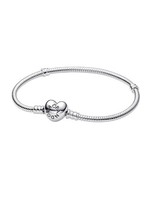 Pandora Armband Damen Moments Herz Verschluss Silber 594594C00-17 Cm