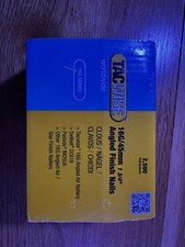 Tackwise 16G/45mm (1.5") Angled Finish Galvanised Nails Box of 2500