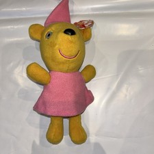 Ty Beanies Princess Teddy 10" Peppa Pig soft plush cuddly teddy toy pink 