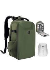 K F Concept Camera Backpack,Hardshell Photography DSLR Camera Bag with 15-15.6 I