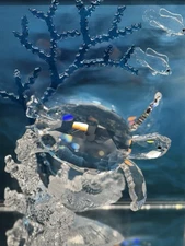 Swarovski Wonders Of The Sea ETERNITY Turtle Blue Coral 2006 No Base or Box SCS