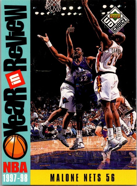 1998-99 UD Choice #192 Karl Malone Utah Jazz