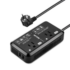 European Travel Plug Adapter 220V to 110V Voltage Converter US to Europe 2000...