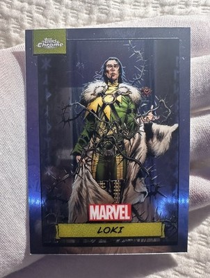 Topps Chrome Marvel 2024 #65 Loki Base Card ( VERSAND AM SELBEN TAG )