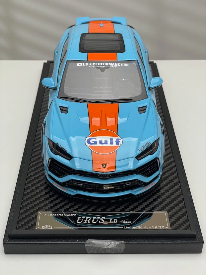 Lamborghini Urus LB-Works (Blue Gulf Livery) [Modelli in scala VIP] scala 1/18 - Immagine 4 di 4