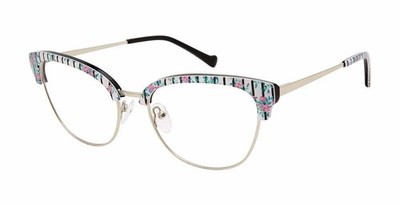 BETSEY JOHNSON CATCALL WHITE Optical Eyeglass Frames For Women