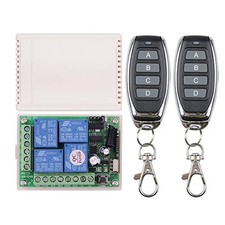 DC 12V 4CH 433Mhz Wireless Remote Control Momentary Switch for Wireless Contr...