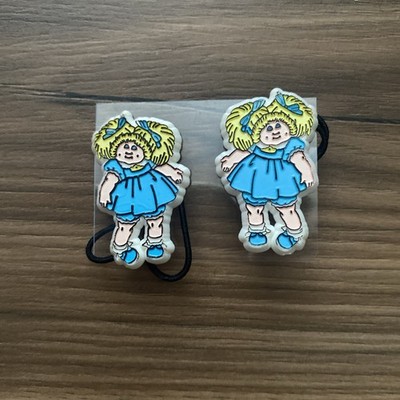 VINTAGE 80s Cabbage Patch Kids Hair Elastic Retro Doll Novelty Nostalgia Set (2)