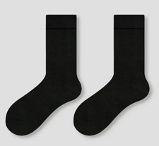 Solids Ankle Socks for Women, Size S - Black