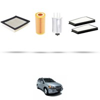 Hoffcar Wartungsset - 4 Filter Kompatibel Mit Ssangyong Kyron 200 Xdi 104Kw D