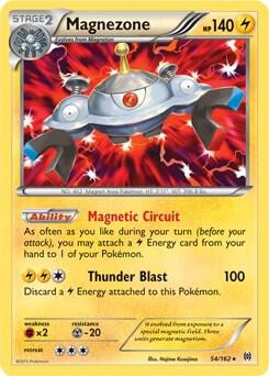 Pokemon Magnezone - 54/162 (XY BREAKthrough) Deck Exclusives LP