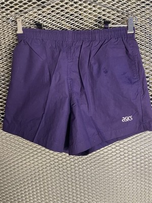 Vintage ASICS Excel Volley Trunk Shorts Men s M Purple With Tags