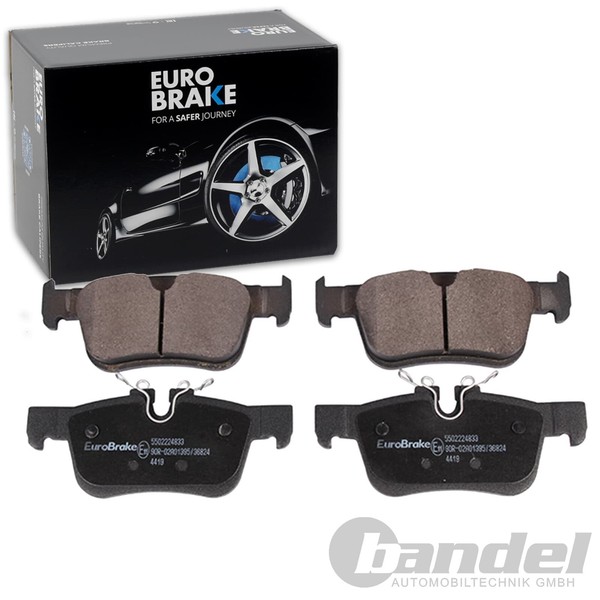 Eurobrake BremsbelÄGe Satz Hinterachse Passend FÜR Volvo S60 S90 V60 V90 XC60-image