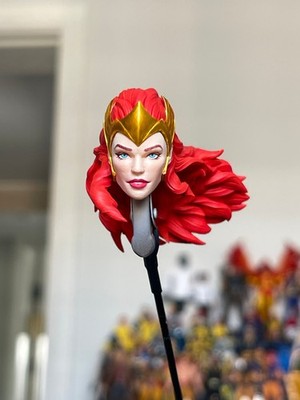 1/6 1/12 1/18 Mera Queen Girl Head Sculpt For 12'' 6'' Female Action Figure Body