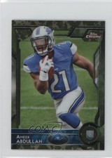 2015 Topps Chrome Mini Rookies STS Camo Refractor 47/99 Ameer Abdullah #111 r1i