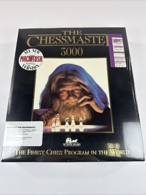 Factory Sealed Brand New Chessmaster 3000 Big Box For Macintosh