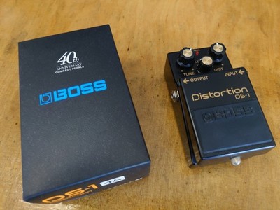 Boss DS-1 Distortion 4A Pedal 40th Anniversary, schwarz neuwertig