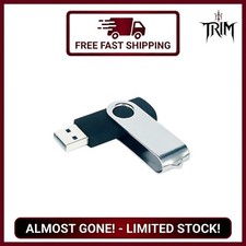 Brand Swivel Design 8GB USB Flash Drive USB 2.0 Memory Stick Portable Black