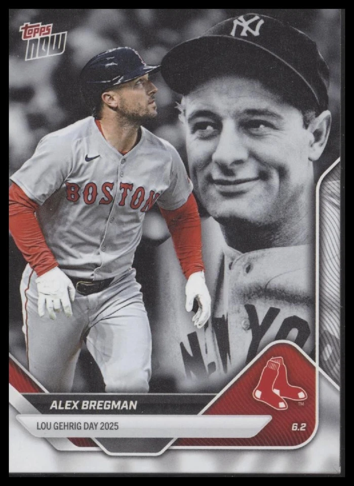 2025 Topps Now Lou Gehrig Day MLB Sarah Langs Pick Card # Complete Your Set - Image 2 of 4