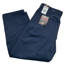 NEW MENS 38X27 DICKIES 874 Original Fit PANTS NAVY read