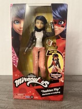 Miraculous Ladybug Fashion Flip Marinette to Ladybug Sequin Superhero Doll New