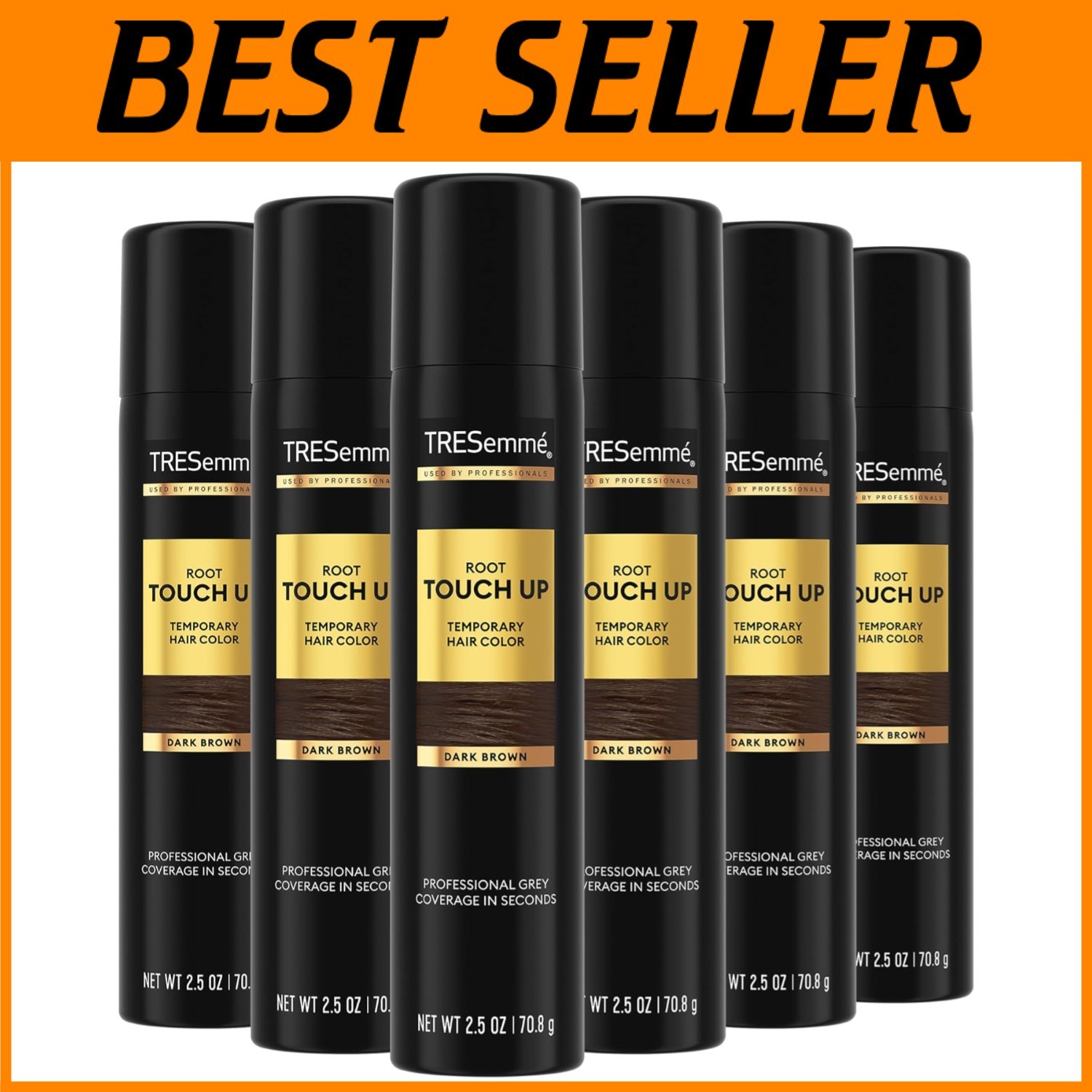Spray 6-pack, Dark Brown
