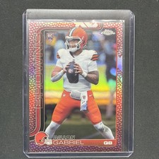 2025 Topps Chrome Dillon Gabriel Pigskin Border RC Rookie Browns
