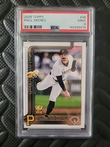 2025 Topps Series 1 Paul Skenes #98.  PSA 9