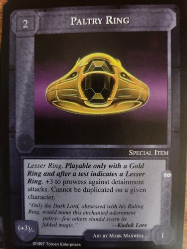 Middle-Earth CCG MECCG The Lidless Eye 2ND TIER Singles *Select Your Card* - Picture 71 of 90