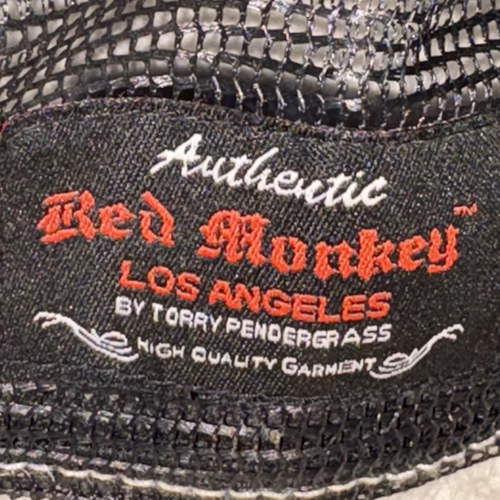 Authentic Red Monkey Los Angeles Embroidered Snap… - image 6