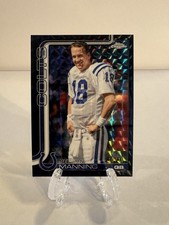 2025 Topps Chrome - Peyton Manning #403 Black Geometric #10/10 🔥Bookend🔥 (Z)